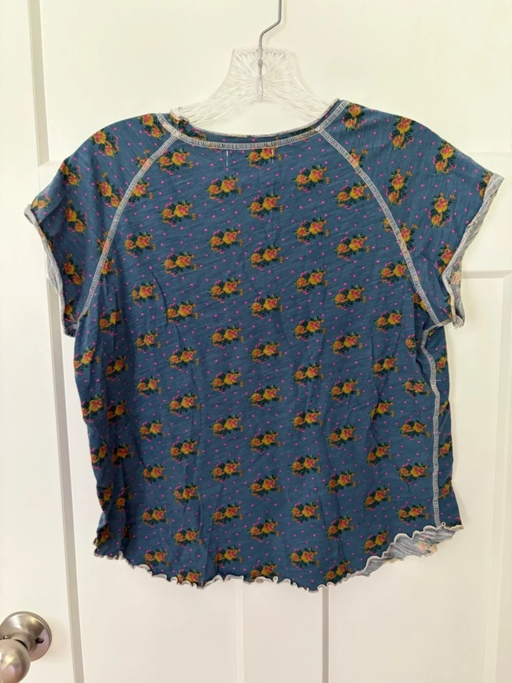 Natural Life Floral Tee Lot Of 2 Boho Cottagecore Fairy Grunge 100% Cotton M - Picture 8 of 12